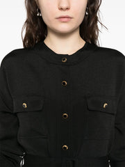 TOM FORD - Textured Belted Mini Shirt Dress