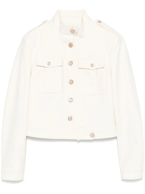 TOM FORD - Stand-Up Collar Cropped Jacket