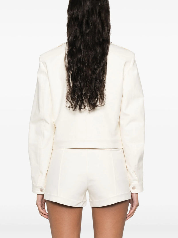 TOM FORD - Stand-Up Collar Cropped Jacket