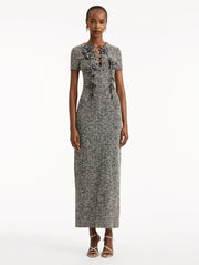 Oscar de la Renta - Jersey Tweed Dress