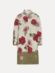 Oscar de la Renta - Peony Jacquard Coat