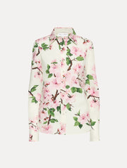 Oscar de la Renta - Cherry Blossom Cotton Shirt