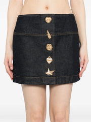 ZIMMERMANN - Crush Denim Mini Skirt