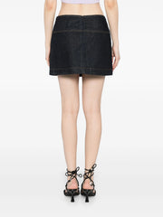 ZIMMERMANN - Crush Denim Mini Skirt