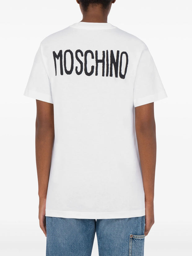 MOSCHINO - Slogan-Print T-Shirt