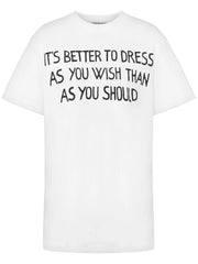 MOSCHINO - Slogan-Print T-Shirt