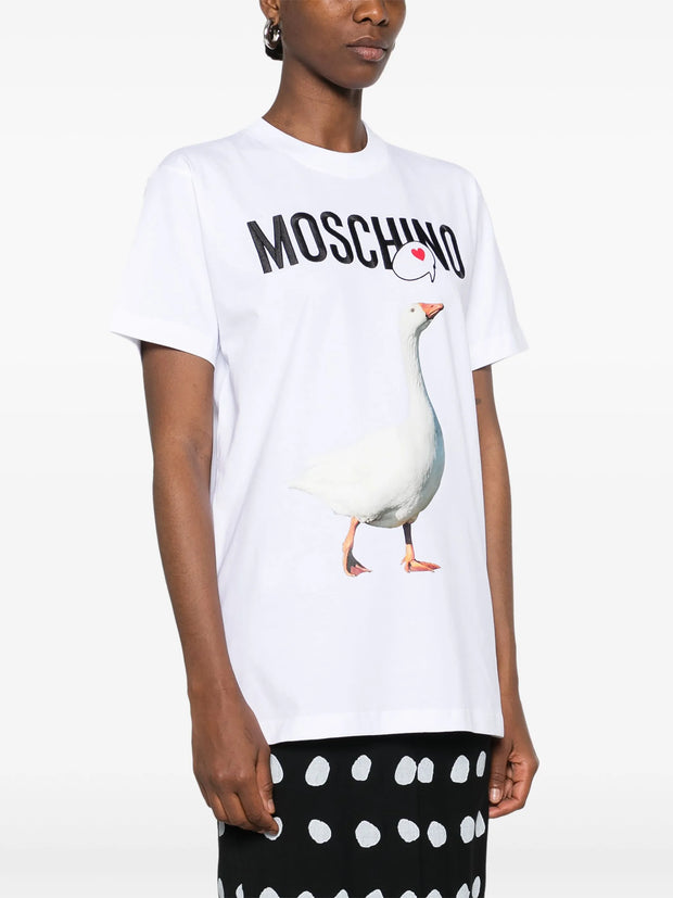 MOSCHINO - Logo-Print T-Shirt