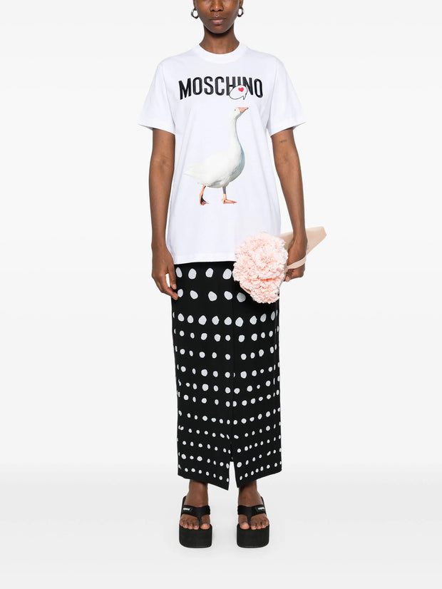 MOSCHINO - Logo-Print T-Shirt