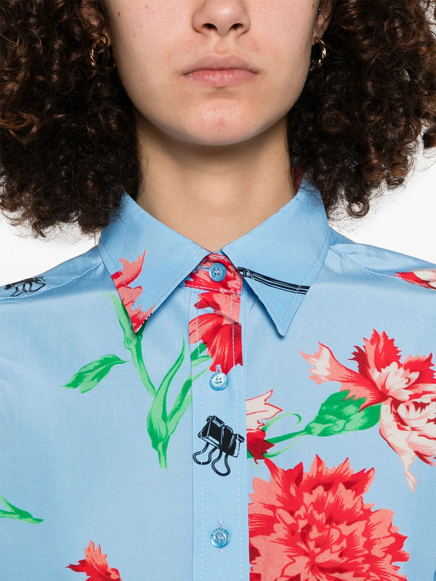 MOSCHINO - Floral-Print Shirt