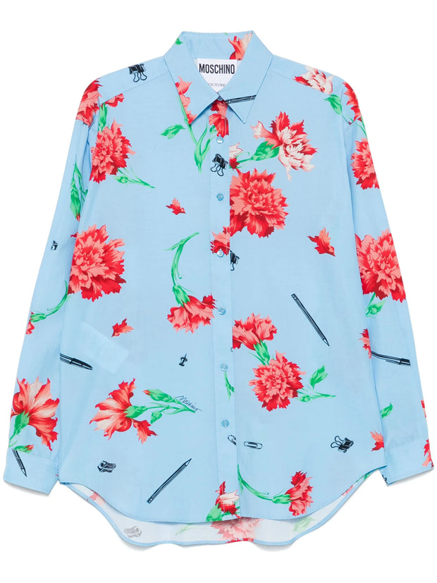 MOSCHINO - Floral-Print Shirt