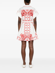 ZIMMERMANN - Lucky Embroidered Mini Dress