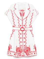 ZIMMERMANN - Lucky Embroidered Mini Dress
