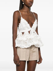 ZIMMERMANN - Crush-Lace Tiered Top