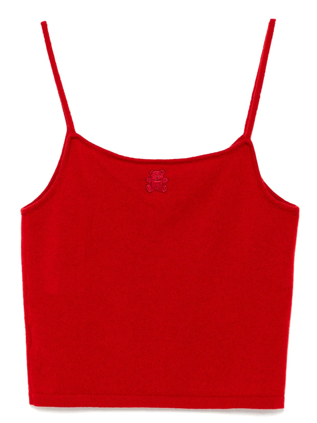 Rapallo Cashmere Tank Top - Red La Scala