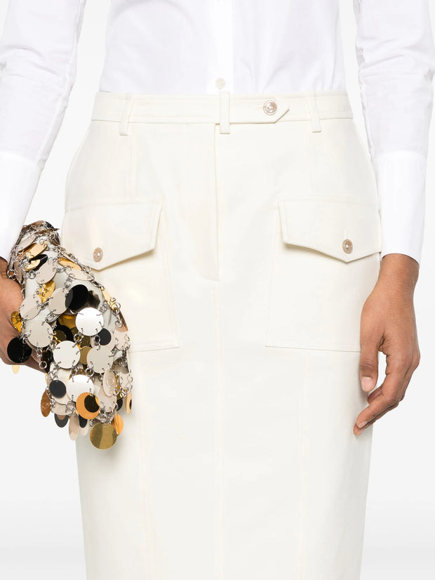 TOM FORD - Patch-Pockets Midi Skirt