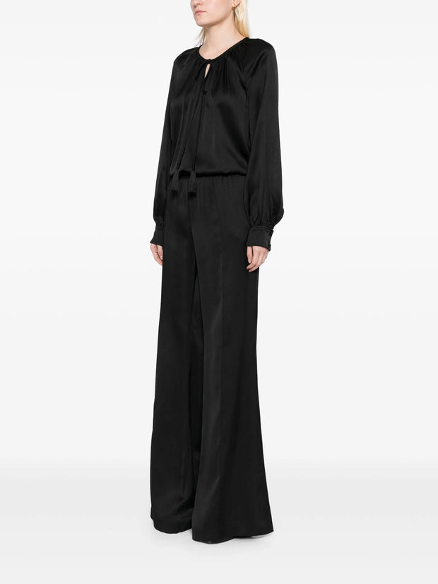 TOM FORD - Gathered Long-Sleeves Jumpsuit