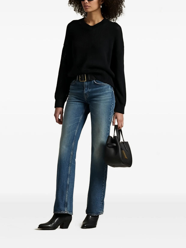 POLO RALPH LAUREN - V-Neck Long-Sleeves Sweater