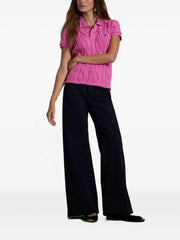 POLO RALPH LAUREN - Cable-Knit Cotton Polo Shirt