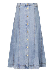 ZIMMERMANN - Denim Flared Skirt
