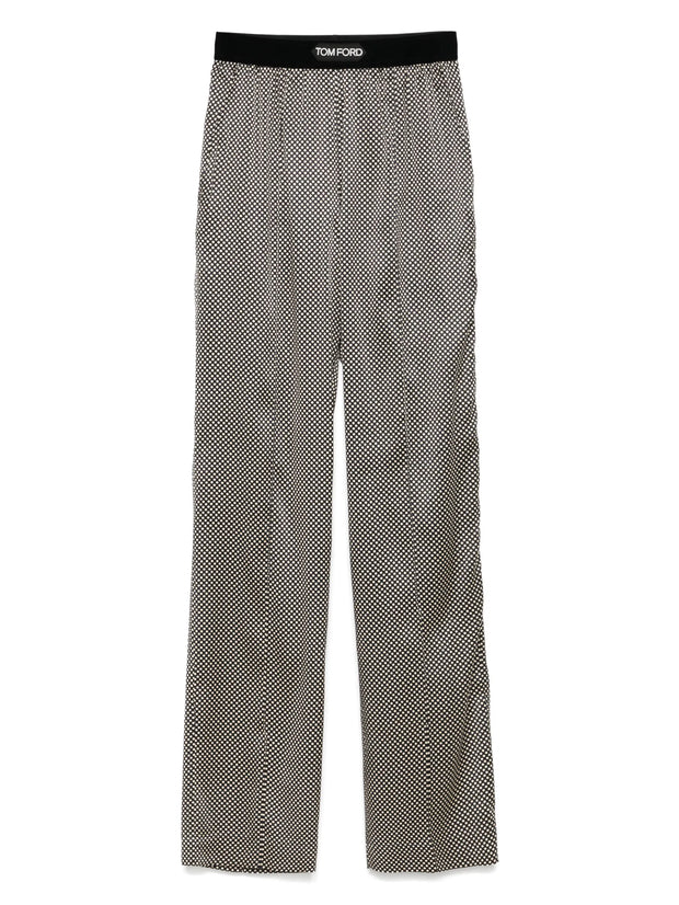 TOM FORD - Polka Dot-Print Trousers
