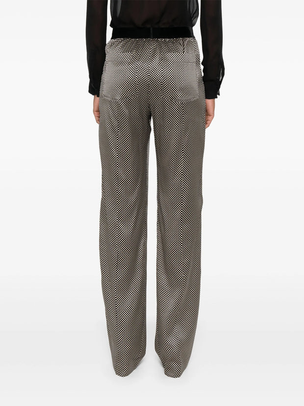 TOM FORD - Polka Dot-Print Trousers