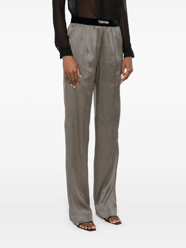 TOM FORD - Polka Dot-Print Trousers