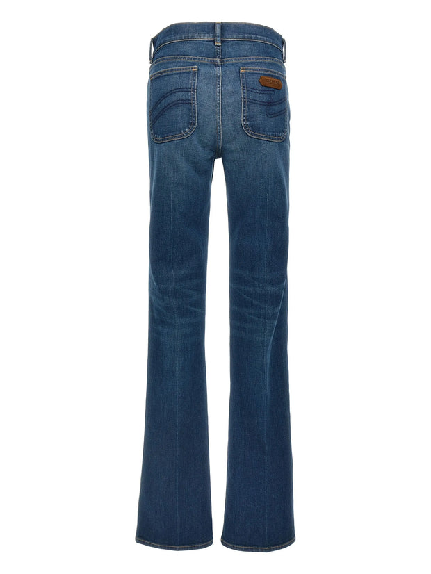 TOM FORD - Logo-Patch Jeans