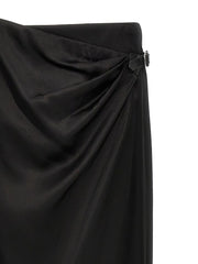 TOM FORD - Leather-Belt Wrap Maxi Skirt