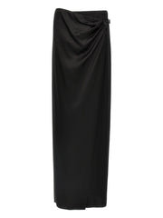 TOM FORD - Leather-Belt Wrap Maxi Skirt