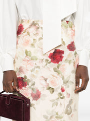 ZIMMERMANN - Floral-Print Lace-Trimmed Skirt