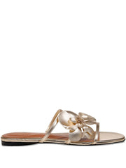 ZIMMERMANN - Flower-Embellished Slide Sandals
