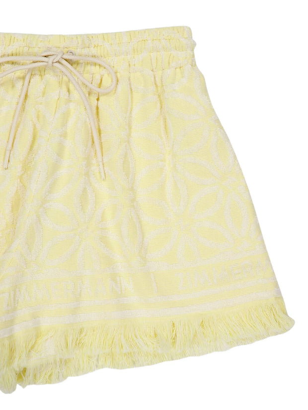 ZIMMERMANN - Coco Fringed Jacquard Shorts