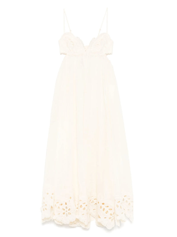 ZIMMERMANN - Floral-Embroidered Dress
