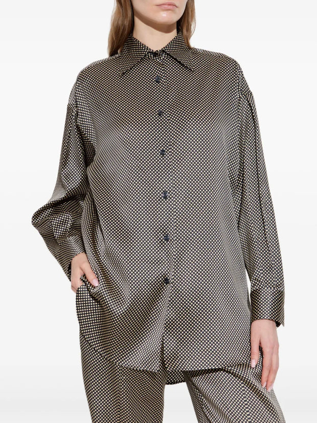 TOM FORD - Polka Dot Long-Sleeve Shirt