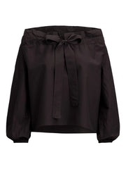 POLO RALPH LAUREN - Tie-Front Puff-Sleeve Blouse