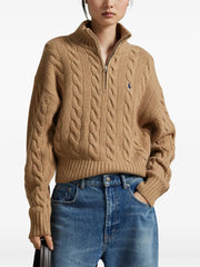 POLO RALPH LAUREN - Cable-Knit Mock-Neck Sweater