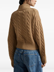 POLO RALPH LAUREN - Cable-Knit Mock-Neck Sweater