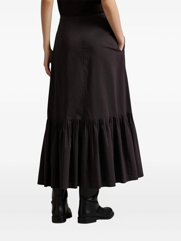 POLO RALPH LAUREN - Button-Front Ruffled Skirt