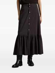 POLO RALPH LAUREN - Button-Front Ruffled Skirt