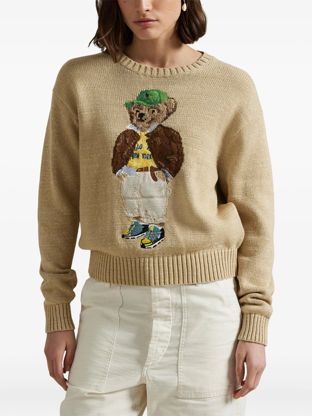 POLO RALPH LAUREN - Polo Bear Intarsia-Knit Sweater