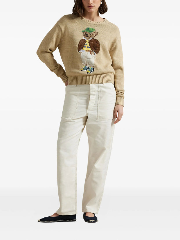 POLO RALPH LAUREN - Polo Bear Intarsia-Knit Sweater