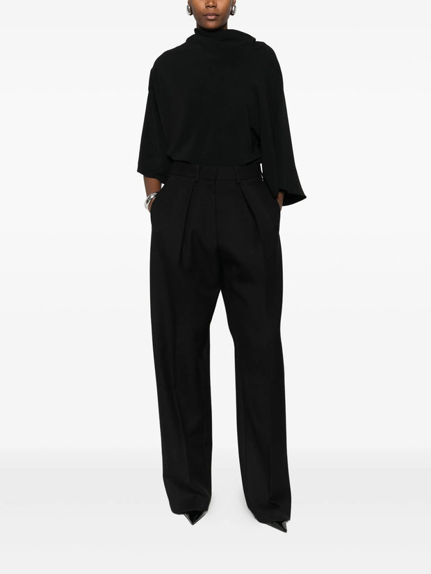 TOM FORD - Pleat-Detail Wide-Leg Trousers