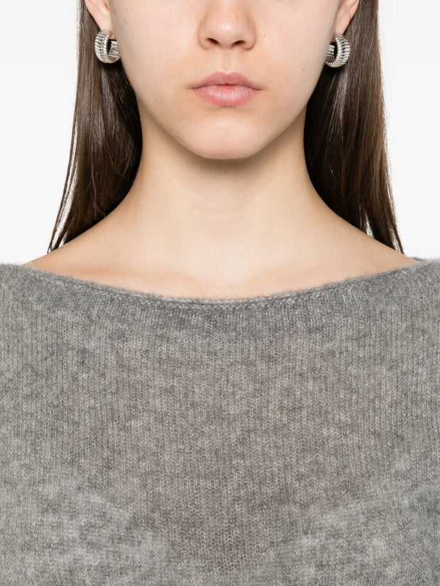 TOM FORD - Boat-Neck Cashmere-Silk Blend Sweater