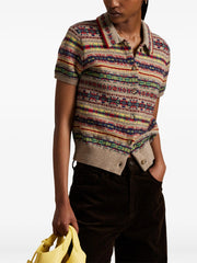 POLO RALPH LAUREN - Fair Isle-Knit Collared Cardigan