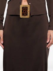 TOM FORD - Silk Pencil Skirt