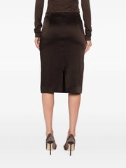 TOM FORD - Silk Pencil Skirt