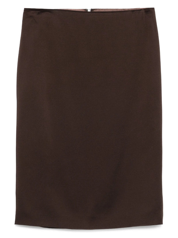 TOM FORD - Silk Pencil Skirt