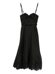 ZIMMERMANN - Lace-Trimmed Corset Midi Dress