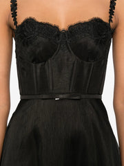 ZIMMERMANN - Lace-Trimmed Corset Midi Dress