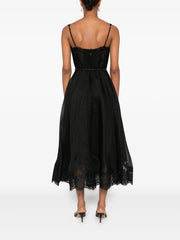 ZIMMERMANN - Lace-Trimmed Corset Midi Dress
